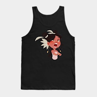 Little Girl In Power Tank Top